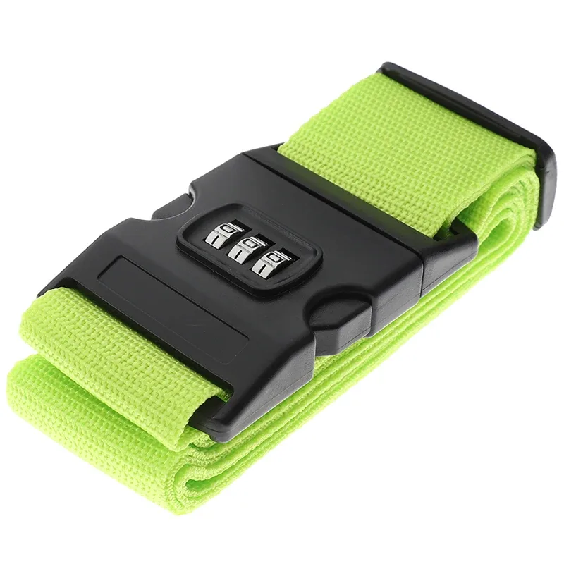sangle de bagage en nylon réglable, 1 pièce, sangle à boucle pour valise de voyage, accessoires de voyage, emballage de valise, ceinture de sécurité