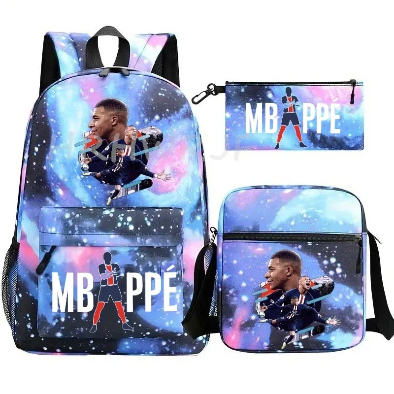 sac à dos m-mbappes pour enfants, cartable de football, sacs d'école de voyage anime pour adolescents, garçons et filles, mochila escolar infantil menino