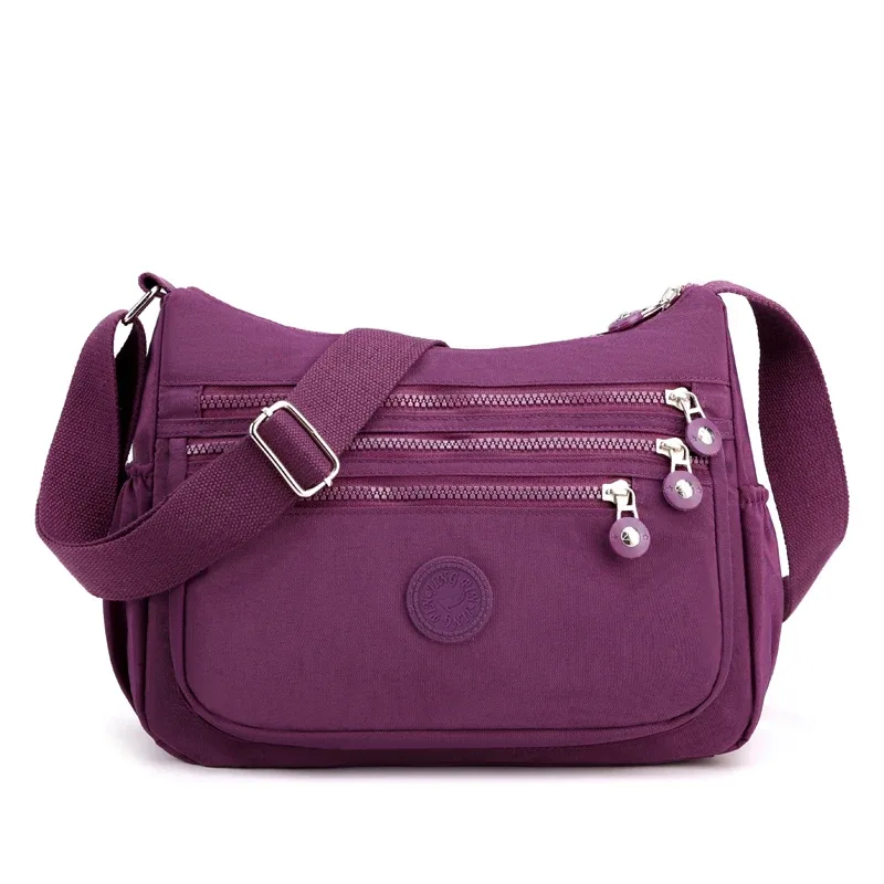 sac à bandoulière pour femmes, sacoches imperméables en nylon pour dames