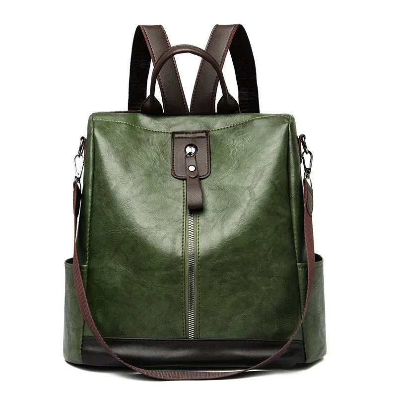 sacs à dos antivol pour femmes, marque célèbre, sac à dos de voyage en cuir pu de bonne qualité, sacs à main à bandoulière de grande capacité pour dames