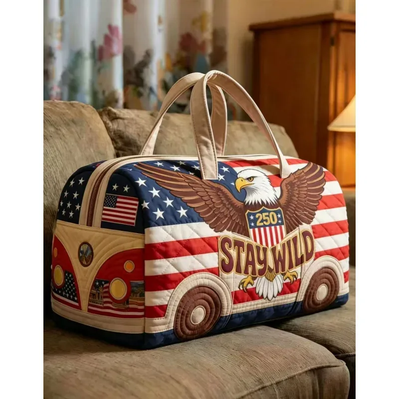 sac voyage polyester fleurs blancs symboles paix texturé poignées tissu sacoche hippie motifs colorés week end polyvalent
