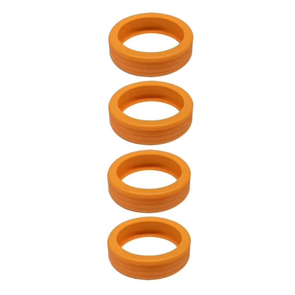 protection roue silicone bleu noir orange remplacement facilité déplacement valise chaise mobilité minimaliste set quatre pièces