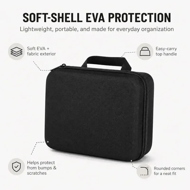 sac voyage polyester noir protection antichoc résistant éclaboussures portable travail week end usage courant