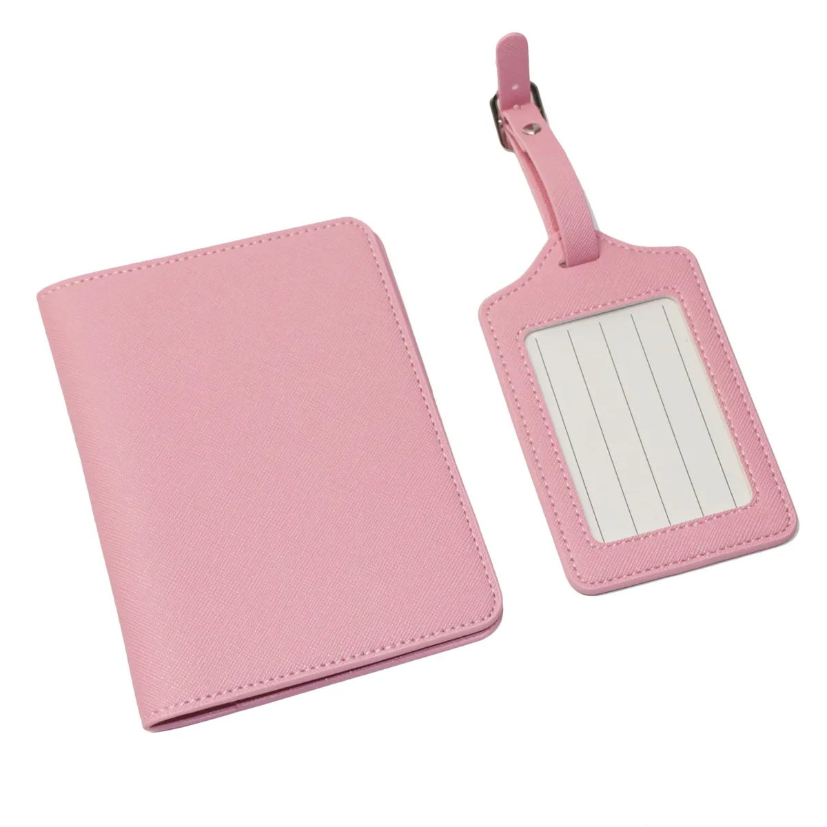 portedocuments étiquettes bagages personnalisables initiales dorées texture douce organisation documents identification bagages cuir véritable saffiano pu voyage accessoires