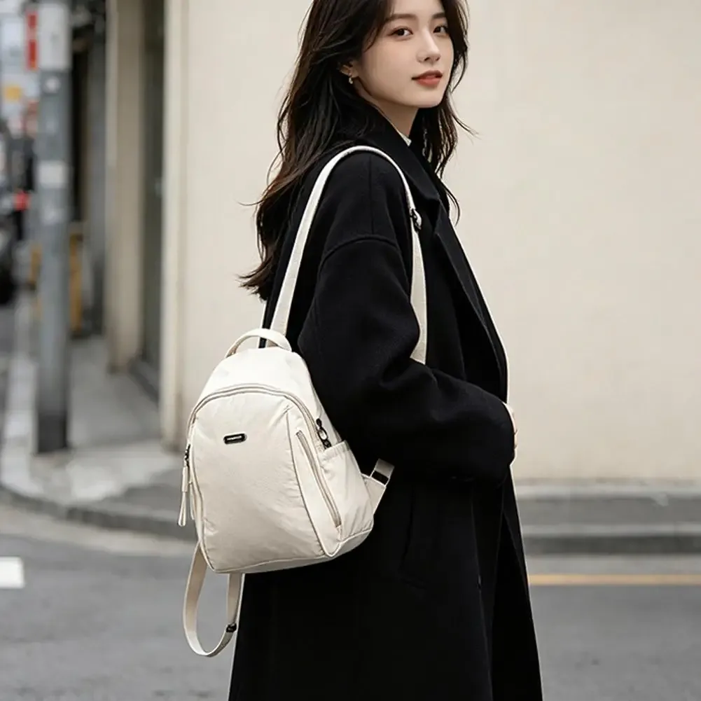 sac à dos décontracté pour femmes et filles, sac d'école en tissu oxford pour collégiennes, sac à dos de voyage coréen