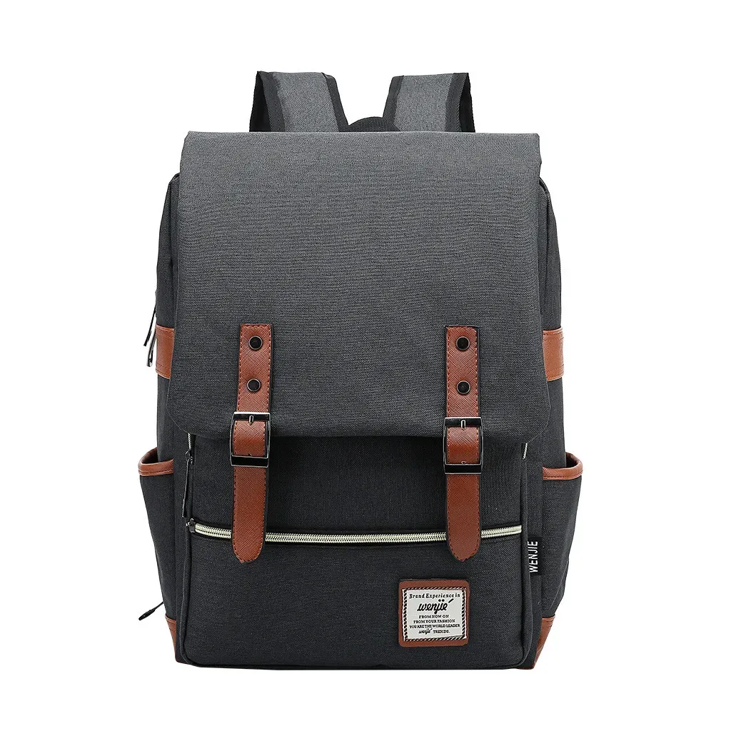 sac à dos vintage pour ordinateur portable, sacs en toile pour femmes, sacs de voyage décontractés en toile pour hommes, sacs rétro décontractés, sacs d'école pour adolescents #