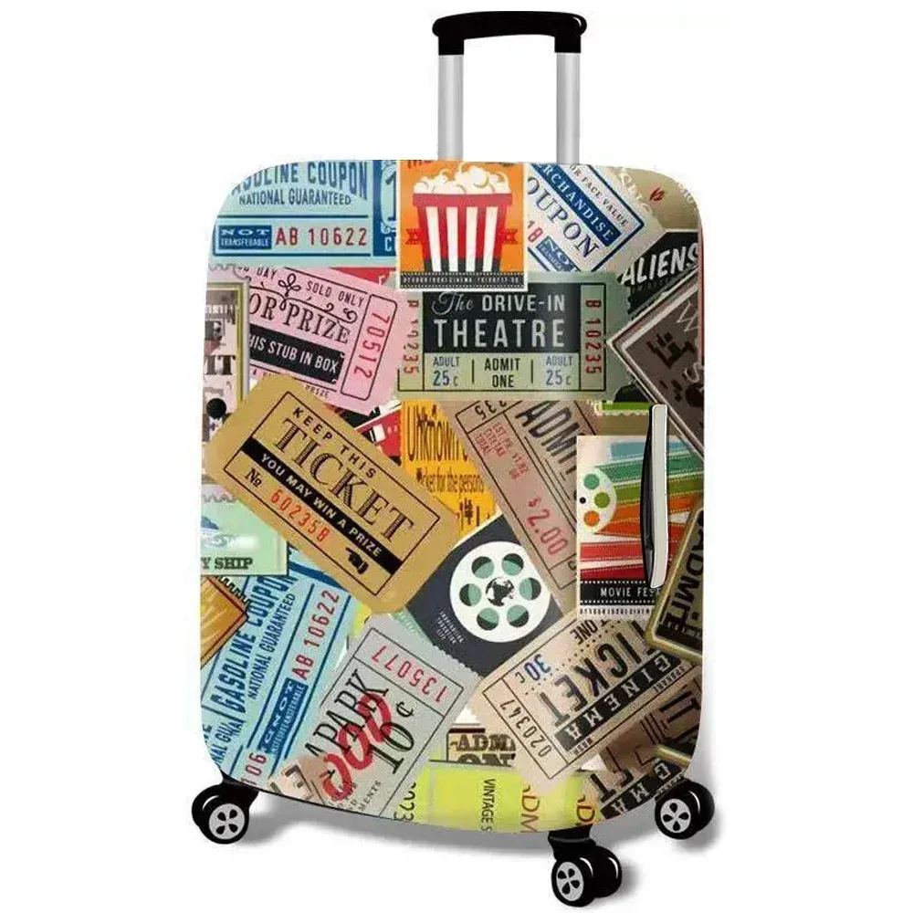housse de protection pour bagages, approuvée par le monde, housse de protection pour valise, boîtier de chariot, housse anti-poussière pour bagages de voyage, 18 à 32 pouces