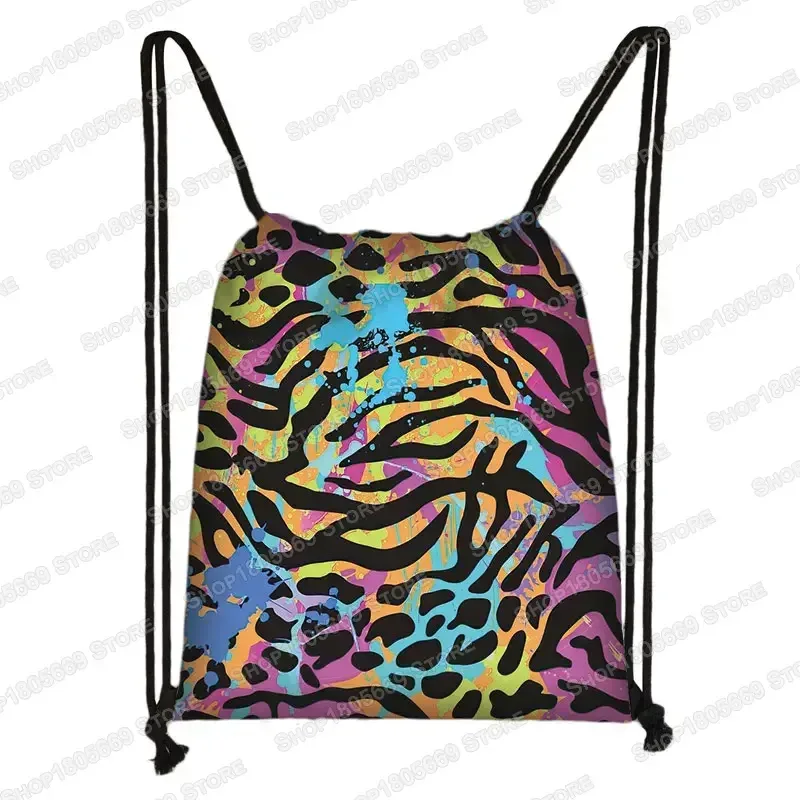 sac à dos en toile pour homme et femme, imprimé tigre, léopard, crocodile, zèbre, strihear, proximité, sac à dos de voyage, porte-chaussures, cartable