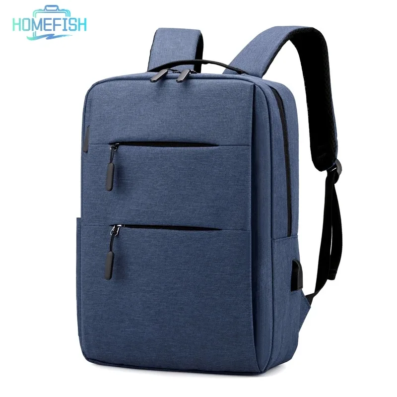 sac à dos pour ordinateur portable unisexe homefish, fermeture éclair multicouche et grande capacité, sac de voyage d'affaires 13-15 pouces