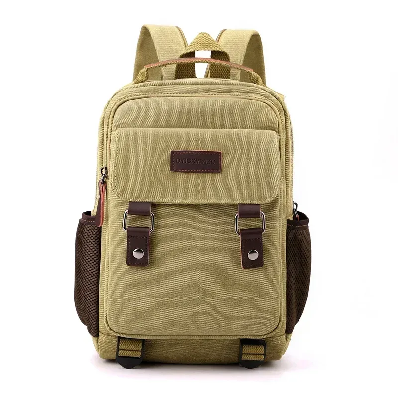 petit sac à dos pour hommes toile sacs à dos décontractés pour hommes 2025 mini sac d'école pour hommes sac à dos homme multi-fonction sac à bandoulière voyage