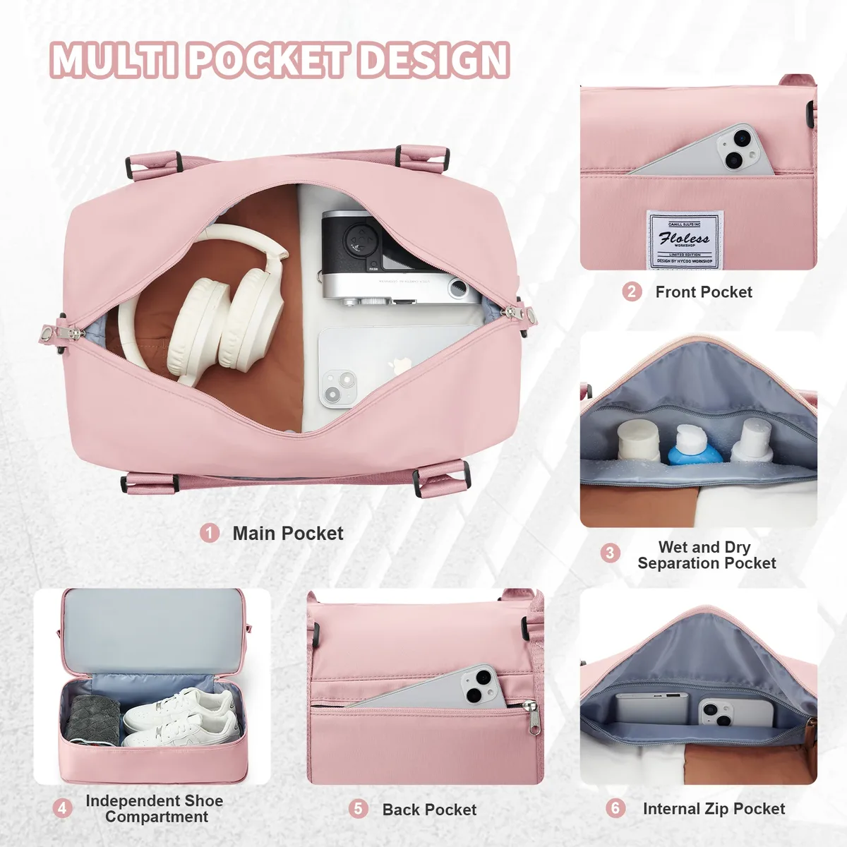 ryanair-sac de voyage pour homme et femme, sac de cabine, sac à main de sport, sac de week-end portable, sac de fitness extensible, sac d'hôpital, 40x20x25