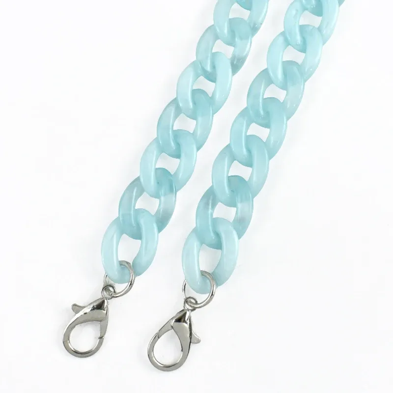 deepeel – sangles de sacs en acrylique coloré, 60cm, chaînes de sac à main, sangle d'épaule, pièces de rechange, accessoires de quincaillerie de bricolage, 1 à 5 pièces