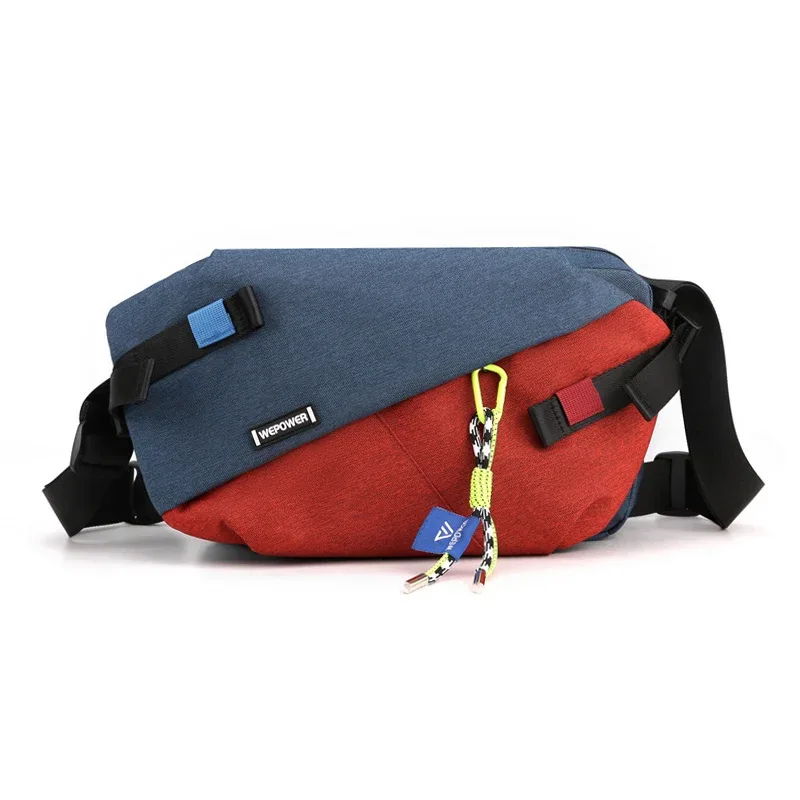 sacs banane en nylon de haute qualité avec empiècements, nouvelle marque 2026, sac de poitrine unisexe, sac bandoulière décontracté pour voyage et extérieur, sacs de ceinture pour hommes