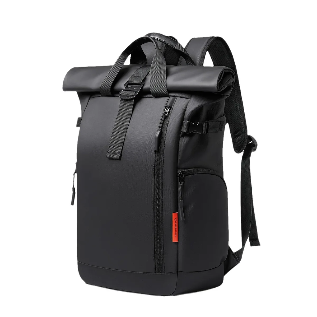 tangcool sac à dos étanche à enroulement, grande capacité, extensible, pour ordinateur portable de 15,6 pouces, sac de voyage de loisirs, sacs de randonnée et de camping
