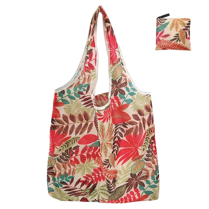 sacs de courses réutilisables pour femmes, sac fourre-tout pliable, sac d'épicerie écologique en tissu, sacs à main pliables pour fruits et légumes, grande capacité