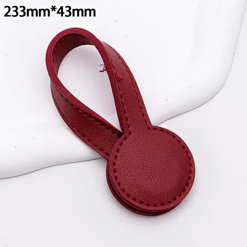 clip magnétique multifonctionnel en cuir pu pour chapeau, clip organisateur rond à aimant puissant, accessoire de sac de voyage