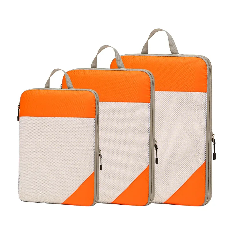 sac de rangement de voyage pour placard, bagages de voyage pour vêtements, chaussures, articles de toilette, cosmétiques, cubes d'emballage anti-poussière, sac de compression