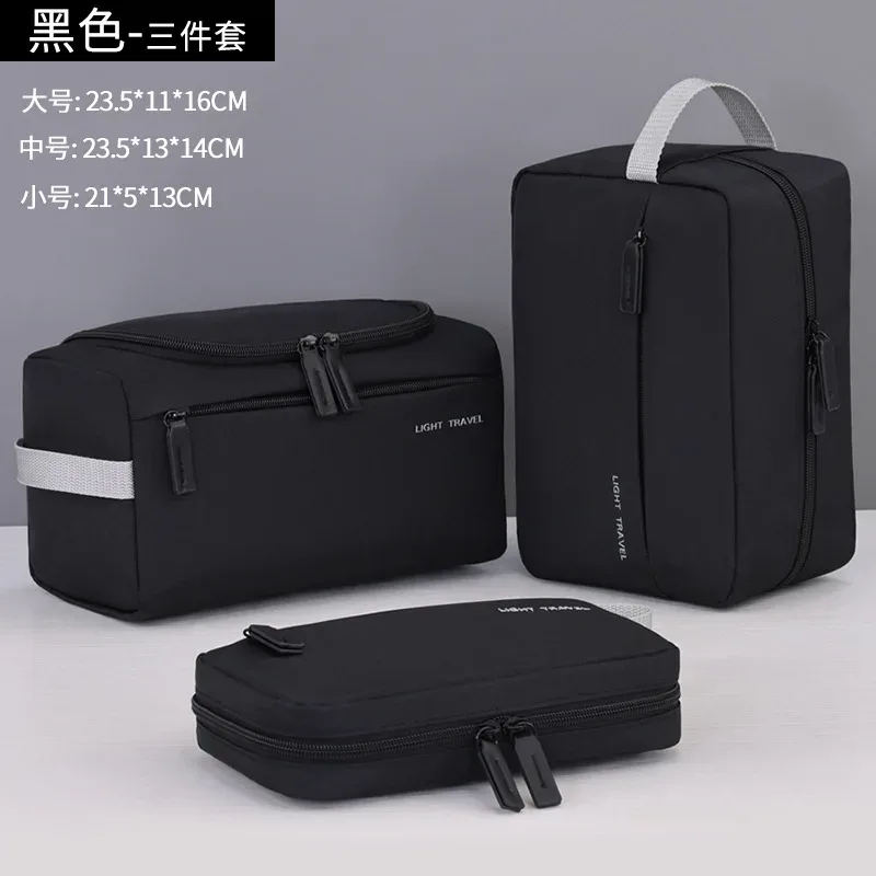 nouvelle trousse de toilette portable, sac de rangement multifonctionnel de grande capacité, trousse de maquillage pour homme, organiseur de cosmétiques, indispensable pour les voyages