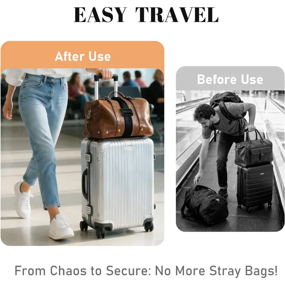 sangles de connexion réglables multi-usages pour valises, lot de 2 accessoires de bagages flexibles, sangle de fixation élastique
