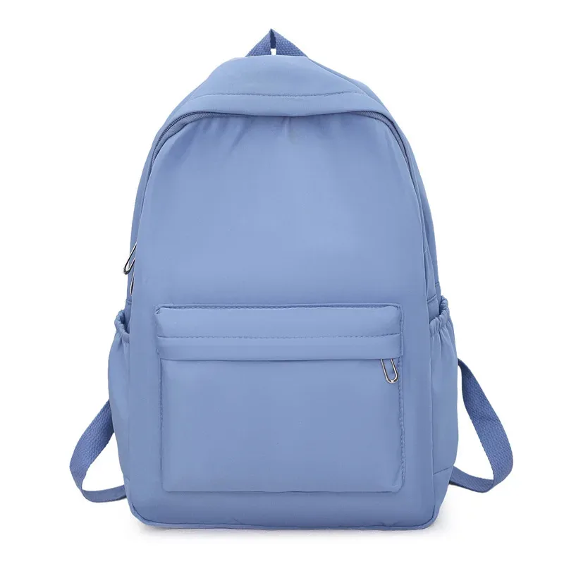 sac à dos décontracté de grande capacité, style ins, mode filles, couleur unie, bonbons, simple, étudiant
