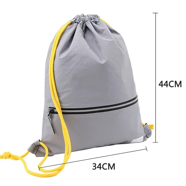 tinyat sac de sport robuste à cordon sac à dos en polyester imperméable pour salle de sport, équitation, organisateur de chaussures et de vêtements de grande capacité