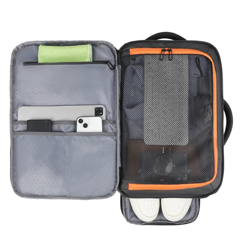 sac à dos décontracté pour affaires 40l, sacoche pour ordinateur, grande capacité, résistant à l'eau, sac à dos de voyage extensible avec port de charge usb