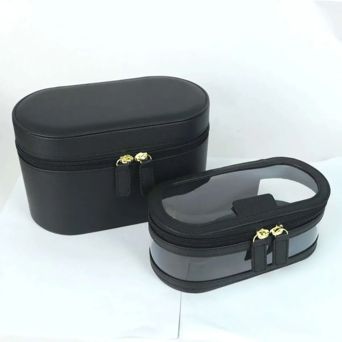 saffiano – trousse de toilette de voyage en croûte de cuir pour femmes, nom personnalisable gratuit, boîte de rangement de maquillage, kit dopp, ensemble de sacs à cosmétiques