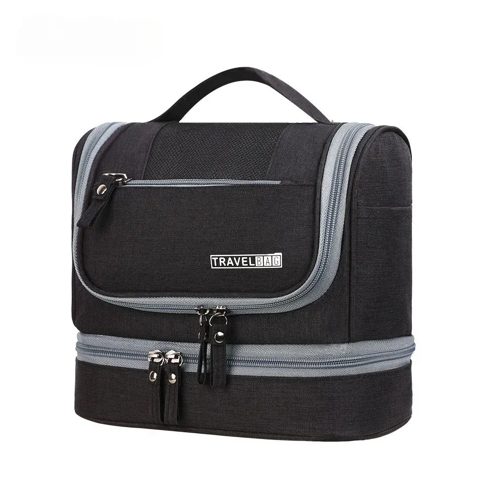 Nouveaux hommes nécessaires suspendus sac de maquillage Oxford organisateur de voyage sacs à cosmétiques femmes nécessaires trousse de maquillage lavage trousse de toilette