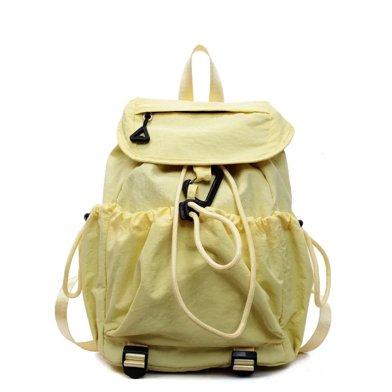nylon décontracté solide compartiment intérieur sacs à dos grande capacité sacs pour femmes en vente 2025 nouvelle fermeture éclair simple sacs à main pour femmes