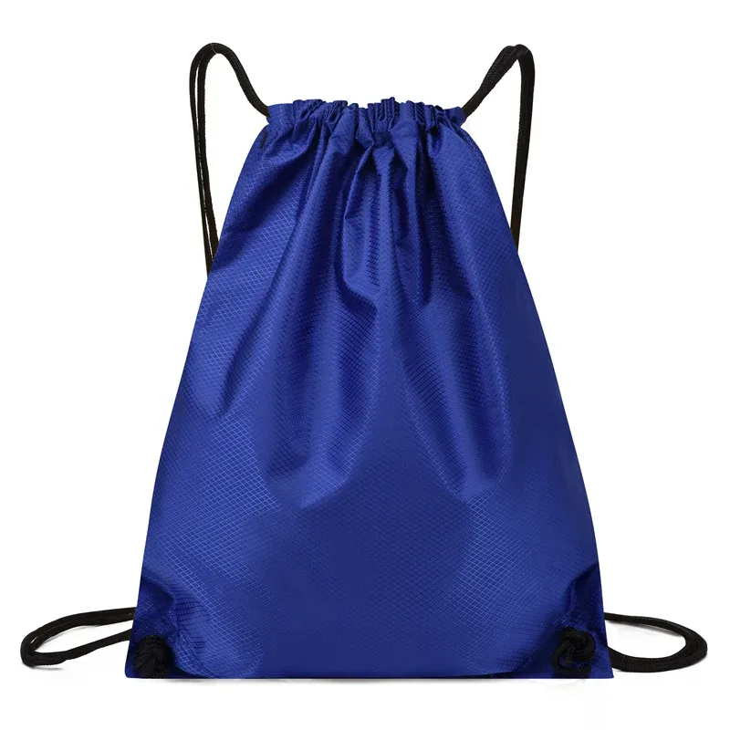 sac de rangement à cordon de serrage, sac de football épaissi à motif diamant, sac à dos de sport à cordon de serrage, 1 pièce
