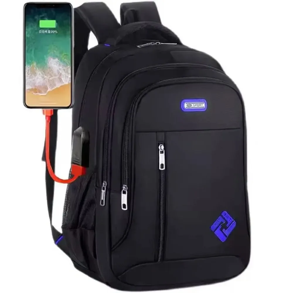 sac à dos multifonctionnel pour ordinateur portable d'affaires, avec port de chargement usb, étanche, grande capacité, résistant à l'usure