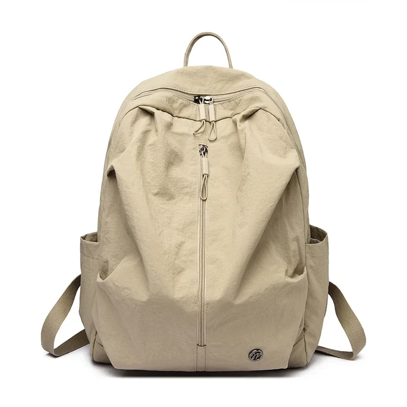 sac à dos en nylon pour femmes, grande capacité, léger, imperméable, sac à dos décontracté de style coréen pour les voyages, l'école, la randonnée, les sports de plein air