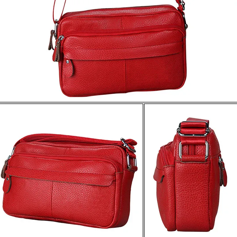 sacs à main en cuir de vache group pour femme, sacoche à fermeture éclair, poche souple pour téléphone, bandoulière de haute qualité