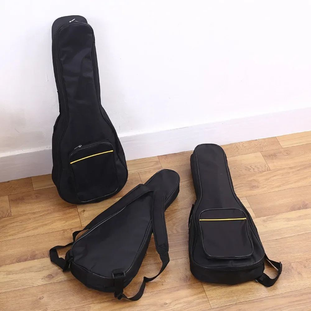 Sac à dos pour ukulélé 21/23/26 pouces, double bretelles, rembourré en éponge, sac pour mini guitare, étanche avec poignée, sac pour instrument