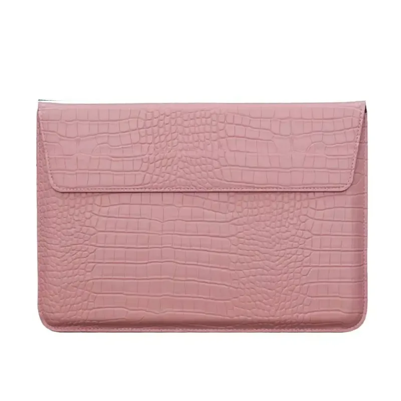 étui pour ordinateur portable en cuir lisse personnalisé avec monogramme et initiales, pour macbook air 13 pouces, pro retina 15 pouces, housse de protection pour ordinateur portable