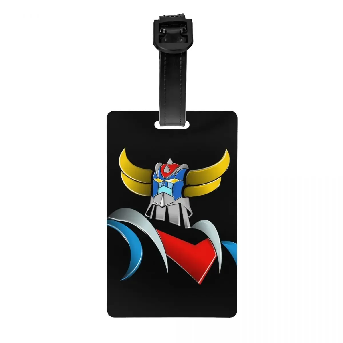 étiquettes à bagages personnalisées goldorak grendizer pour valises, mignonnes, anime ufo robot goldrake, couverture de confidentialité, carte d'identité