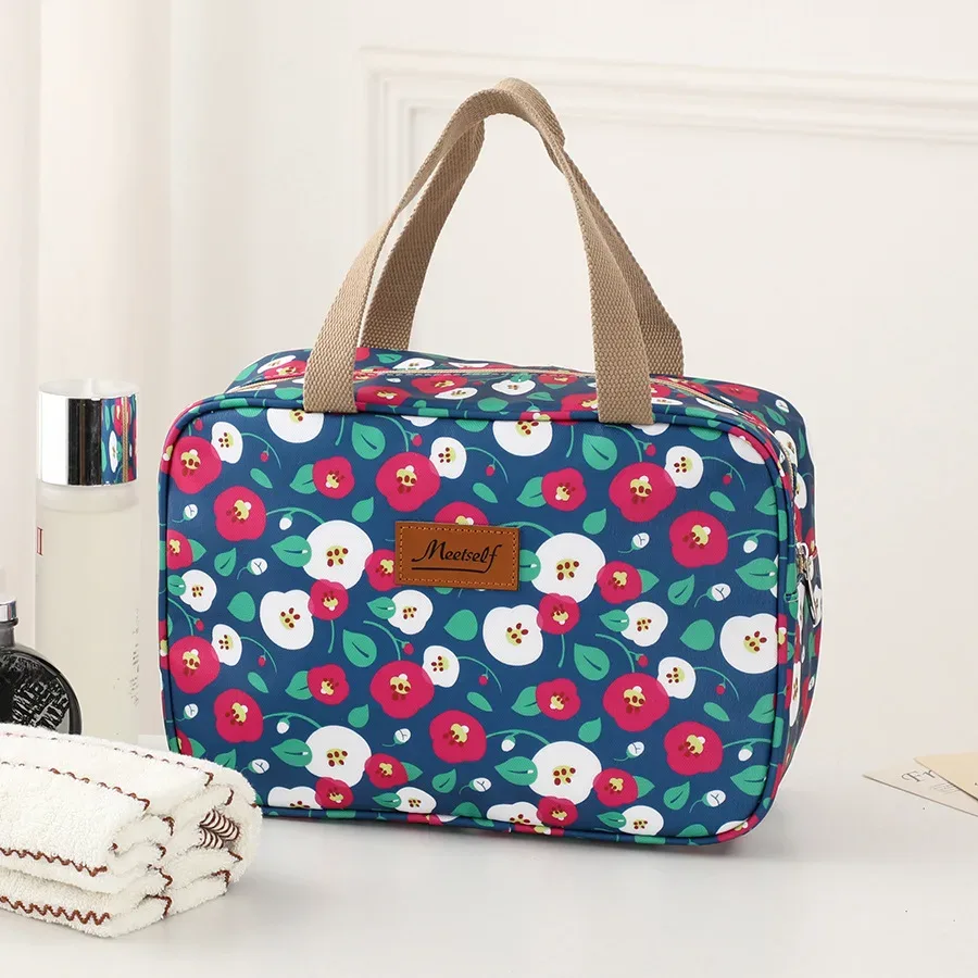 grande trousse de toilette portable de grande capacité, étanche, pour le voyage et les activités de plein air, pour articles de toilette et de douche