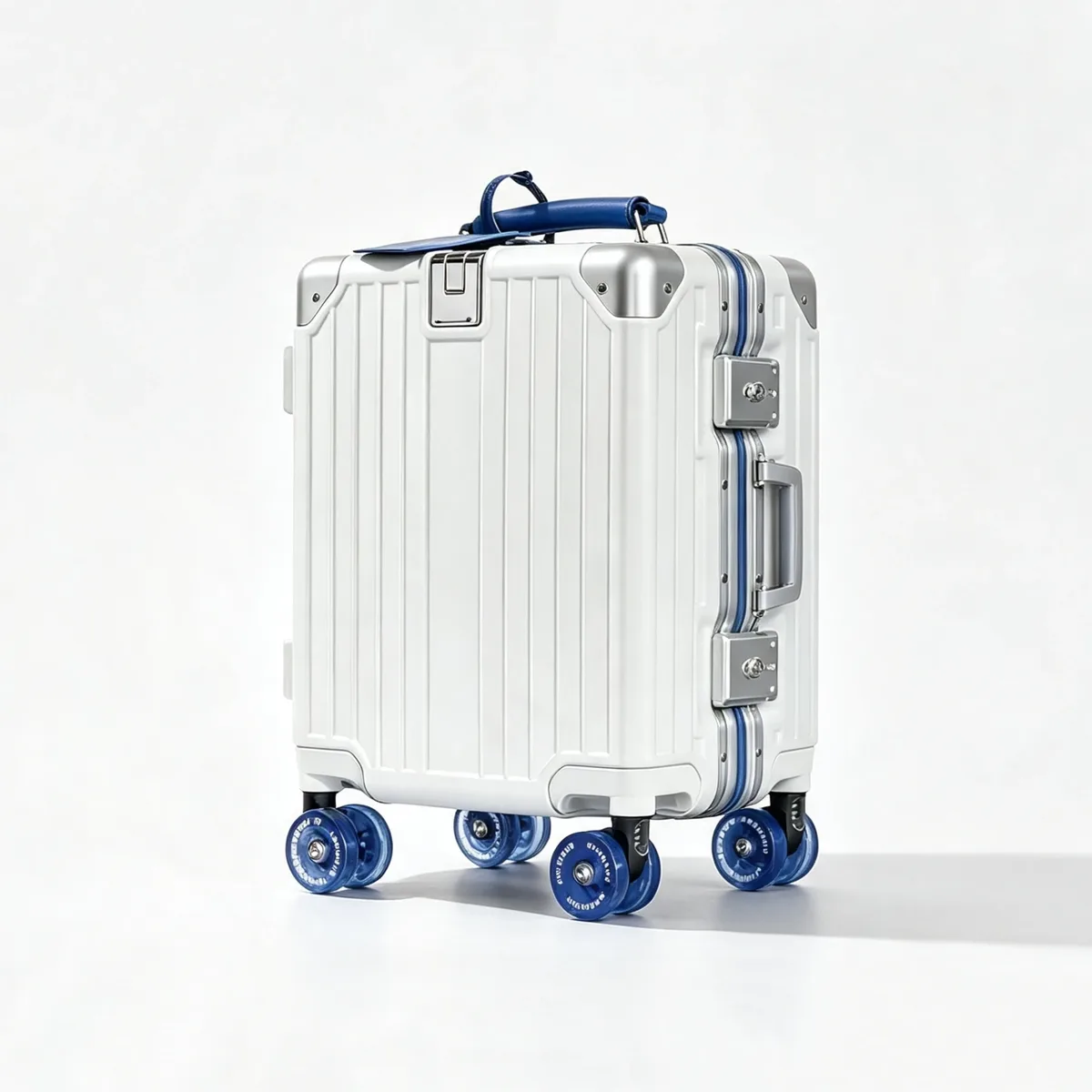 valise de voyage miniature à roulettes de 14 pouces, bagage cabine avec serrure tsa, cadre en aluminium, roues pivotantes, sac pour enfant