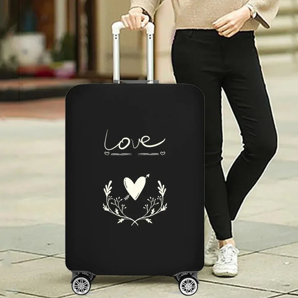 housse de valise essentielle de voyage à la mode, impression drôle pour accessoires de voyage de 18 à 32 pouces, sac de protection pour bagages à roulettes