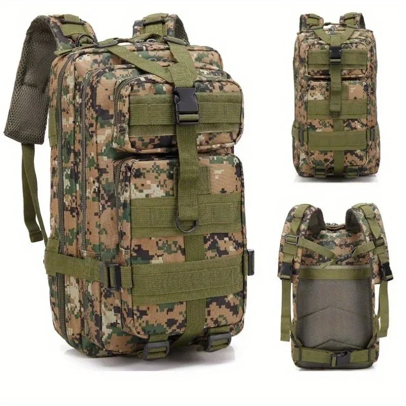 sac dos nylon tactique camouflage vert kaki doré gris noir bleu marron beige 30l extérieur sport chasse randonnée