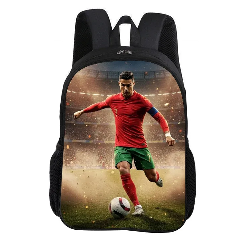 sac à dos cr football star, sac à dos pour enfant, sac à dos scolaire ronaldo, sac à dos de sport de football, sac à dos scolaire tendance, cadeau pour enfants