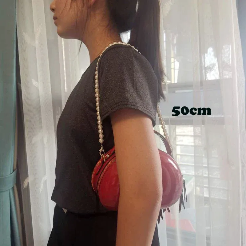 remplacement de sac à main, grandes perles, chaîne, sangle de sac à bandoulière, bricolage, chaînes de sac à main, poignées, nouveaux accessoires de sac 30/50/70/90cm