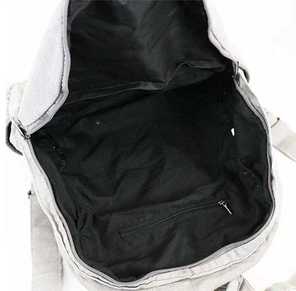 sac à dos décontracté en toile pour l'école, grande capacité, pour ordinateur portable, textile, idéal pour les loisirs, convient aux adolescents
