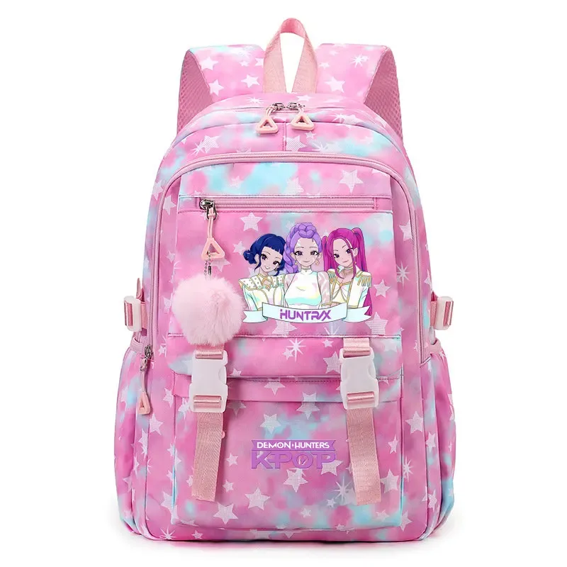 sac à dos kpop demon hunters pour étudiantes, lycéennes, collégiennes, polyvalent, adapté au quotidien et aux activités de plein air