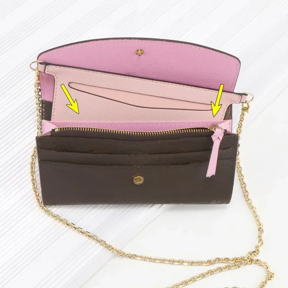 insert sac main nylon rose marron dore organiseur porte documents femmes compartmentnement usage journee travail