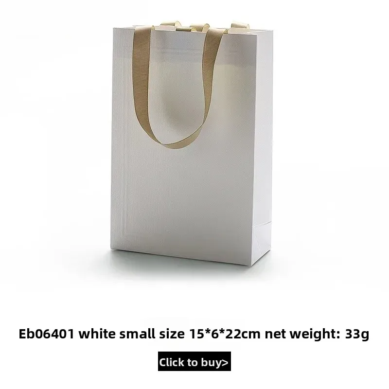 sac en papier portable pour bijoux, sac d'emballage personnalisable avec logo, sac cadeau avec ruban, pochettes de rangement pour accessoires de bijoux