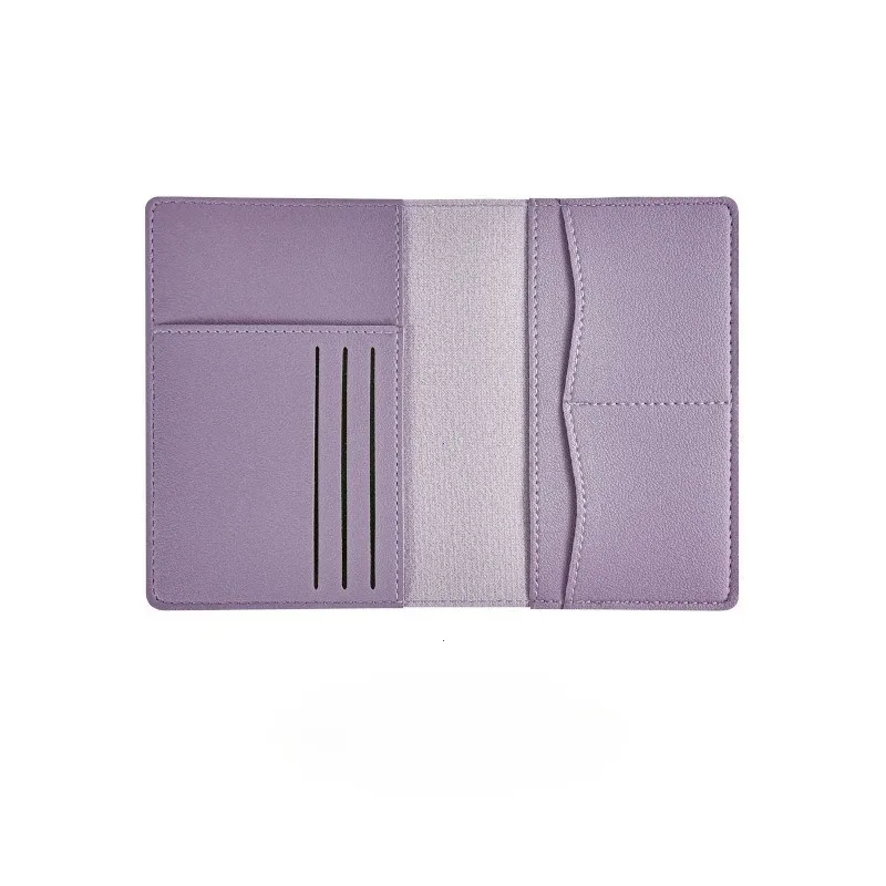 porte-passeport multifonctionnel, ensemble de protection, porte-passeport en cuir pu, porte-cartes, portefeuille de voyage