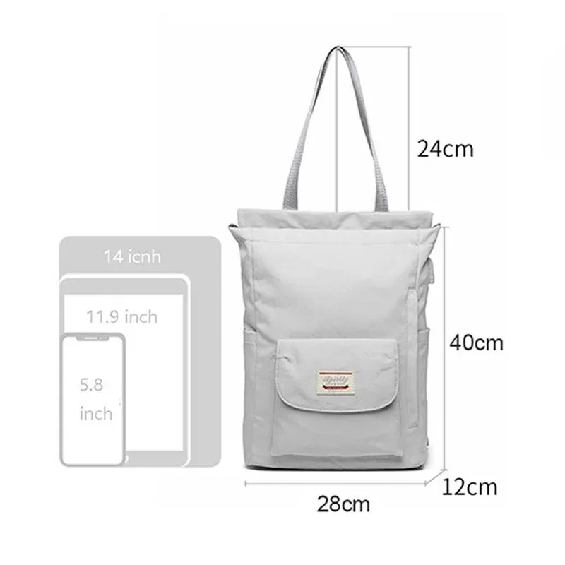 femmes sac à dos étanche élégant sac à dos pour ordinateur portable 13 13.3 14 15.6 pouces mode coréenne oxford toile usb collège sac à dos sac fem