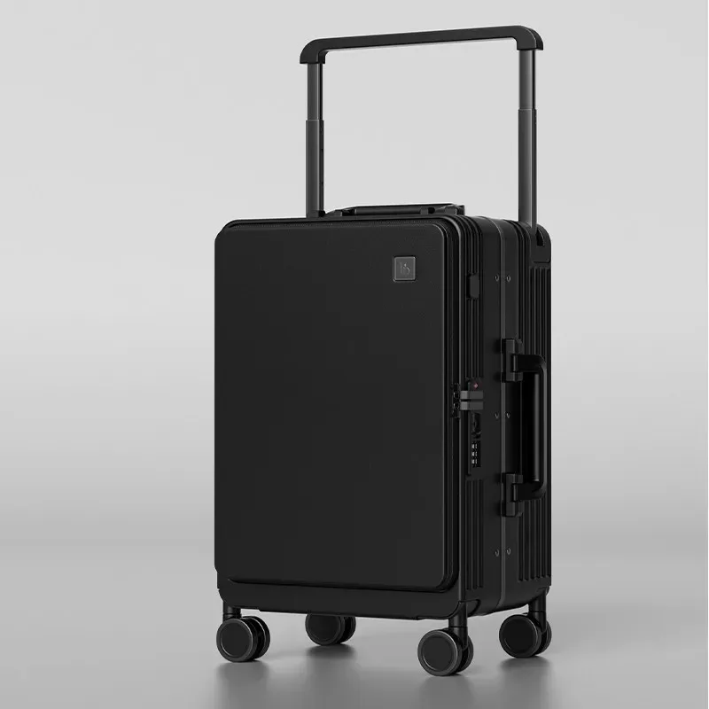 klqdzms valise abs+pc grande capacité, valise à roulettes pour femme, boîte de voyage 20"24"26"28 pouces, sac de voyage style chariot, bagage pour homme