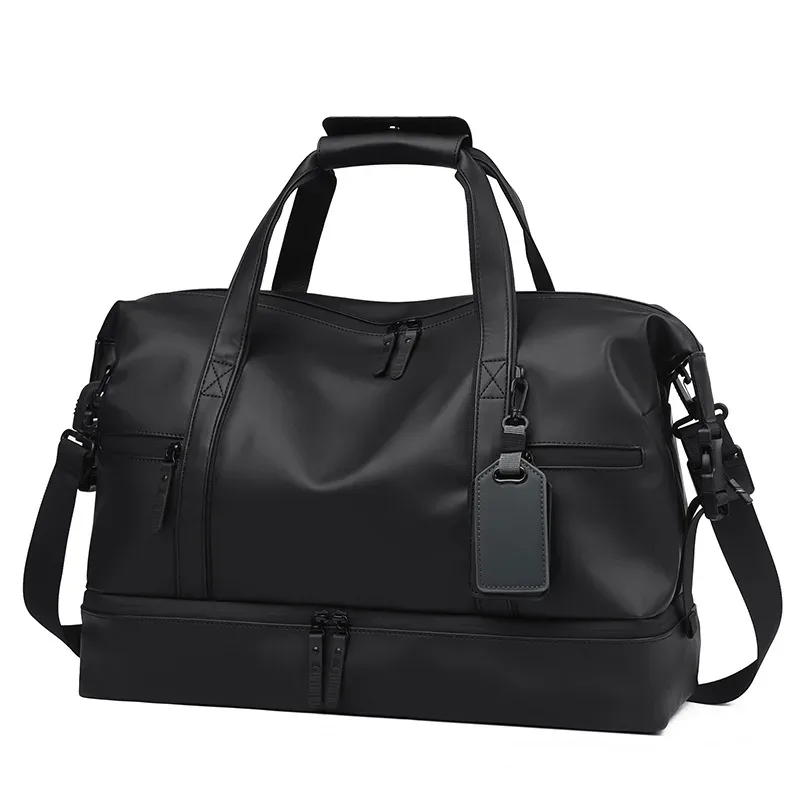 sac de sport de loisirs à la mode, sac de voyage simple pour voyage d'affaires, sac à main messager à bandoulière de grande capacité